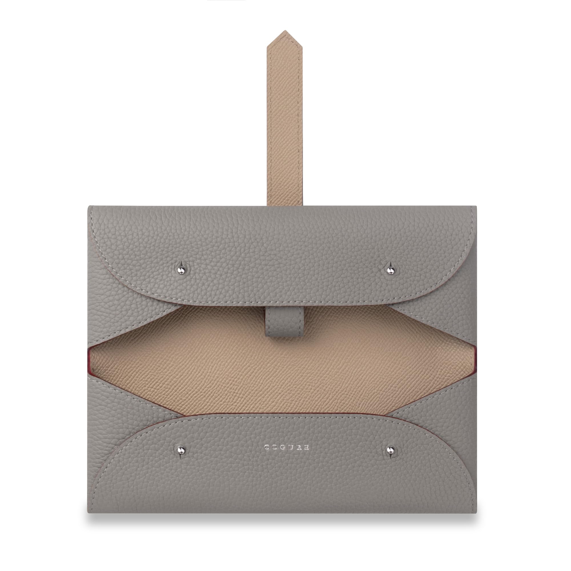 

COGURE Карандаш Оригинальный Двойной Поставляется с Подарочным Бежевым Чехлом, Кожаный, На ремне, Простой, Стильный, Карманный, Унисекс, Коробка, COPEN-XX,