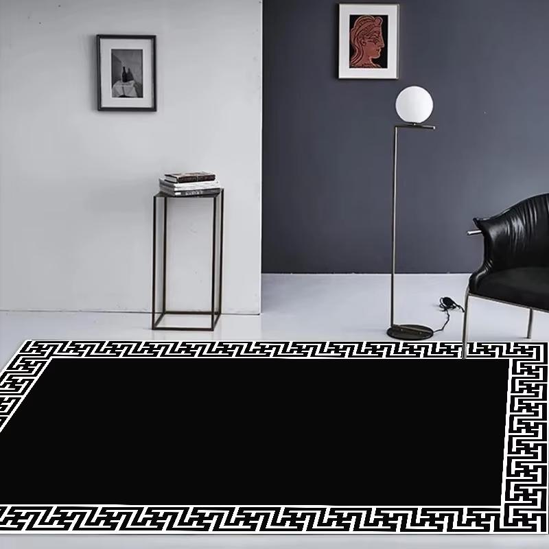 Chinese Style Simple Household Mat Soft Luxury Carpet for Living Room Non-slip Bedroom Modern Luxury Decoration Tapetes Area Rug