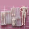 Silicone Male Body Mould For DIY Clay Figure Sculpture Super Light Material For Anime And Model Making