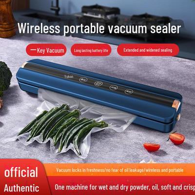 Leistungsstarker kabelloser Vakuumierer für Haushalt und Küche mit integriertem Laminator