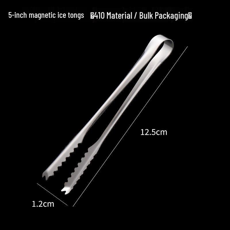 

Thickened Stainless Steel Mini Tongs for Ice, Sugar, Barbecue, and Charcoal