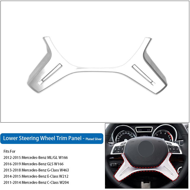 Mercedes ML/GL/GLS W166 & E/C/G-Class W204 Steering Wheel Trim Cover Accessories