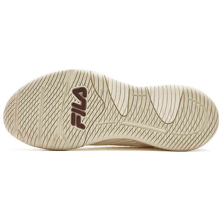 Women's Sneakers FILA POTENZA Abrasion Resistant Low top Tennis Shoes Women's Brown White