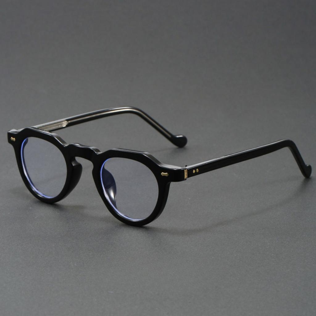 Retro Round Acetate Optical Glasses Frame for Men and Women Vintage Style Eyewear