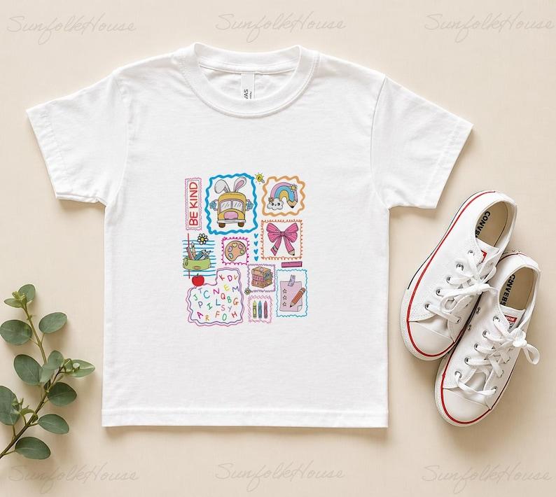 Cute School Shirt Youth, Back To School Kids Tee, Coquette Classroom Graphic Shirt, Be Kind Teacher Student T Shirt 150