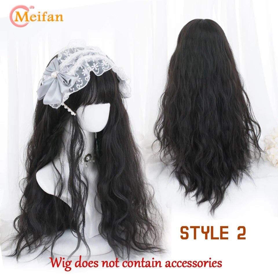 

Синтетический длинный омбре красочный парик Лолиты для косплея в стиле Харадзюку с челкой, натуральные волнистые парики для Хэллоуина, розовый, фиолетовый, синий, повседневные 4