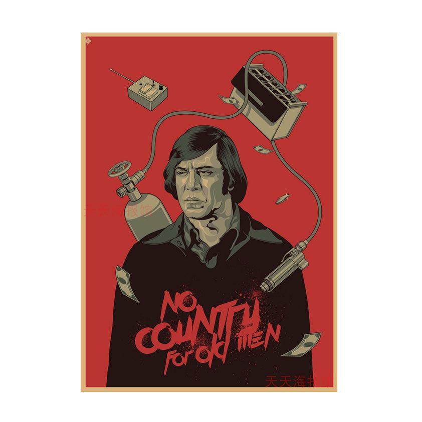 

Coen Brothers Classic Movie Poster - Kraft Paper Design for Dormitory Decor, Wall Art, 580 29.7X42cm (A3 size)