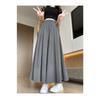 Spring Summer A Line High Waist Pants Skirt Women Trend Fashion Japanese Culottes Casual Loose Ice Silk Wide Leg Pant