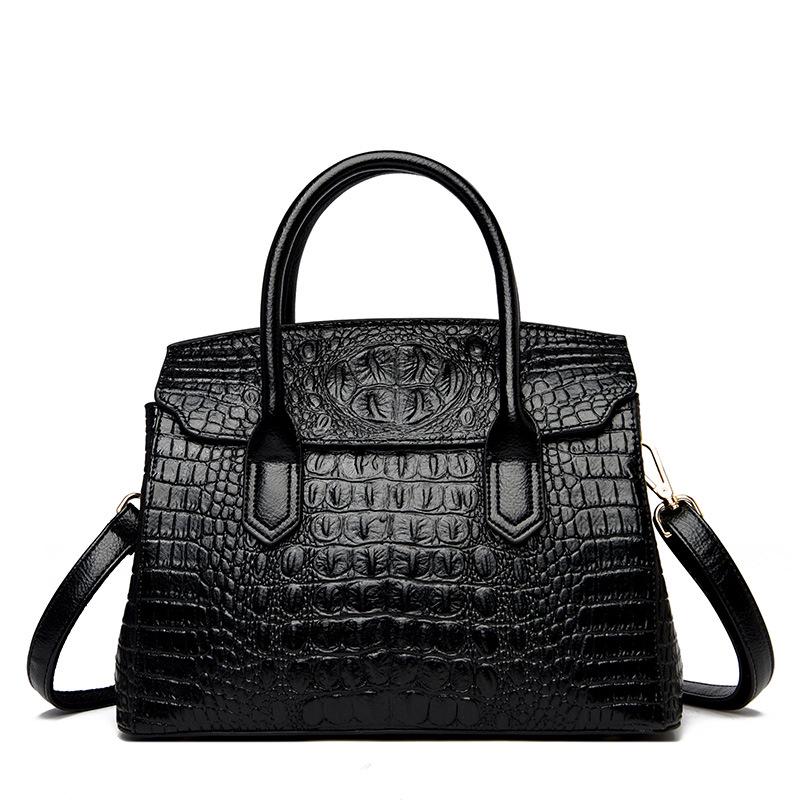 2025 Trendy Retro Crocodile Pattern Women's Crossbody Handbag