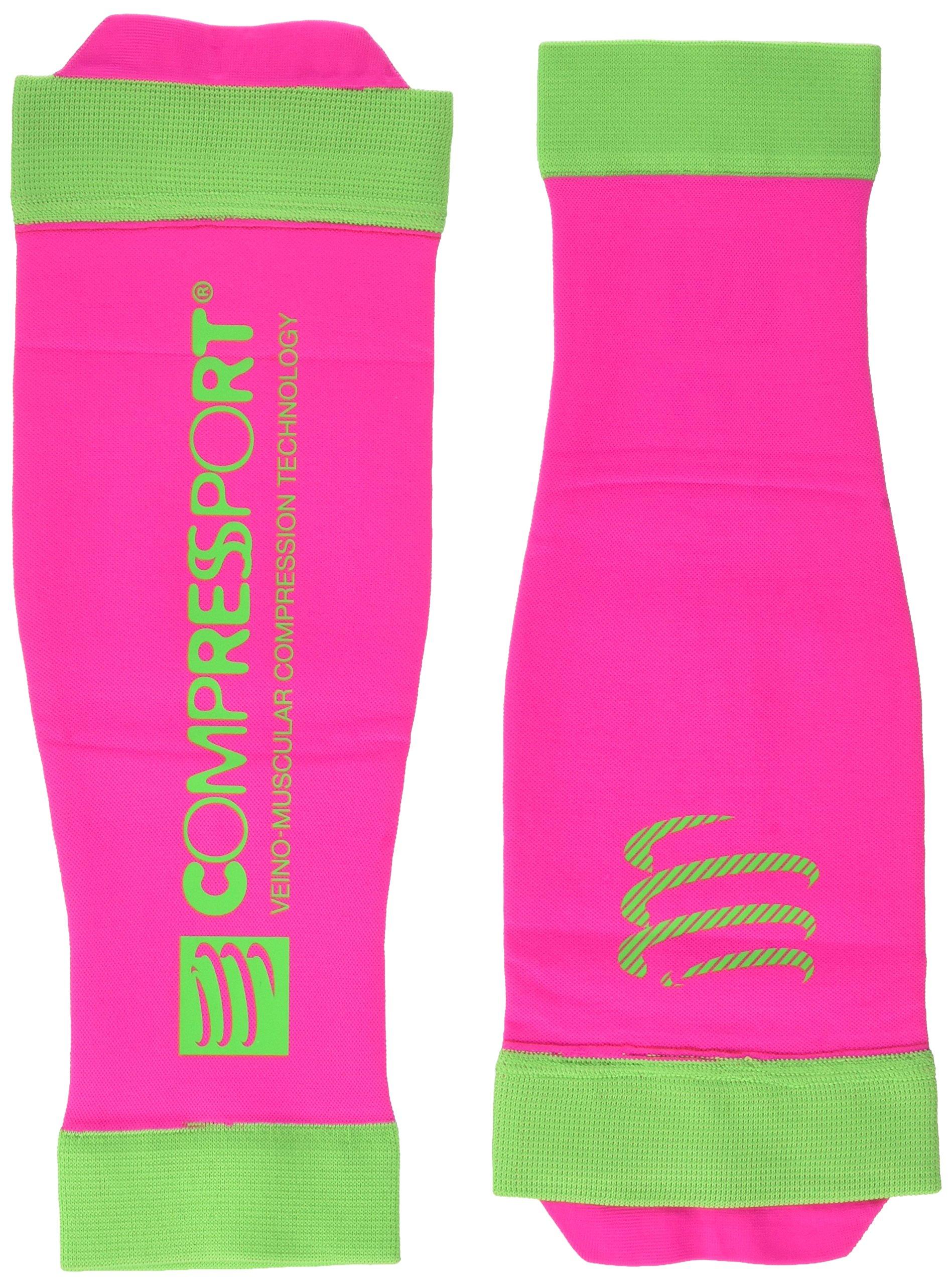 

COMPRESSPORT Рукав для голени R2V2 ФЛУОРЕСЦЕНТНЫЙ РОЗОВЫЙ T1 Цвет Размер (30-34см)