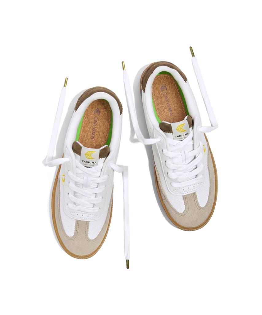 Cariuma Toca Gumsole White Premium Leather