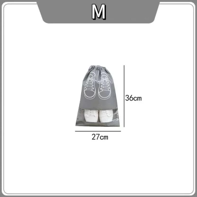 

Shoes Storage Bag Closet Organizer Non Woven Travel Portable Bag Waterproof Pocket Clothing Classified Hanging Bag 1pcs