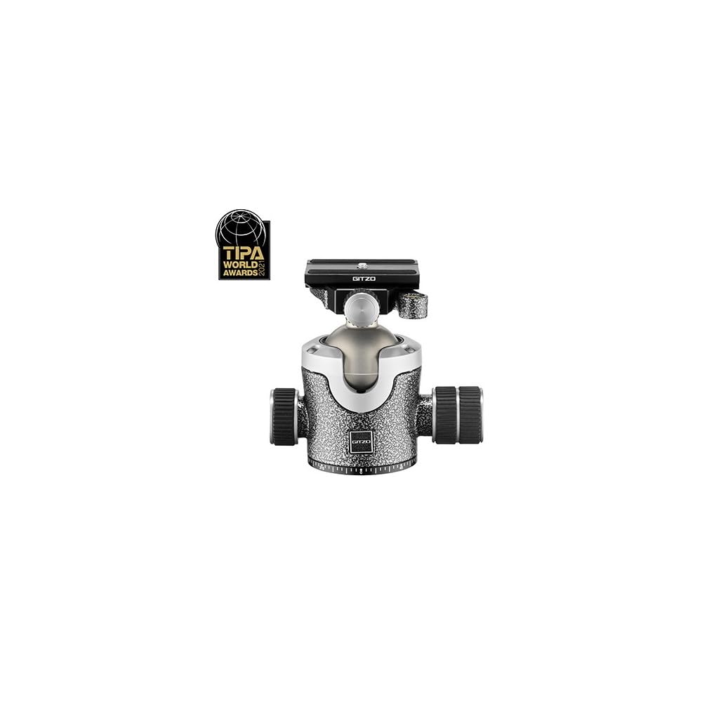 Gitzo GH4383QD Center Ball Head, Series 4 QD, Screw Knob Plate Lock, Arca-Swiss Compatible, Friction Control, 30kg Load Capacity