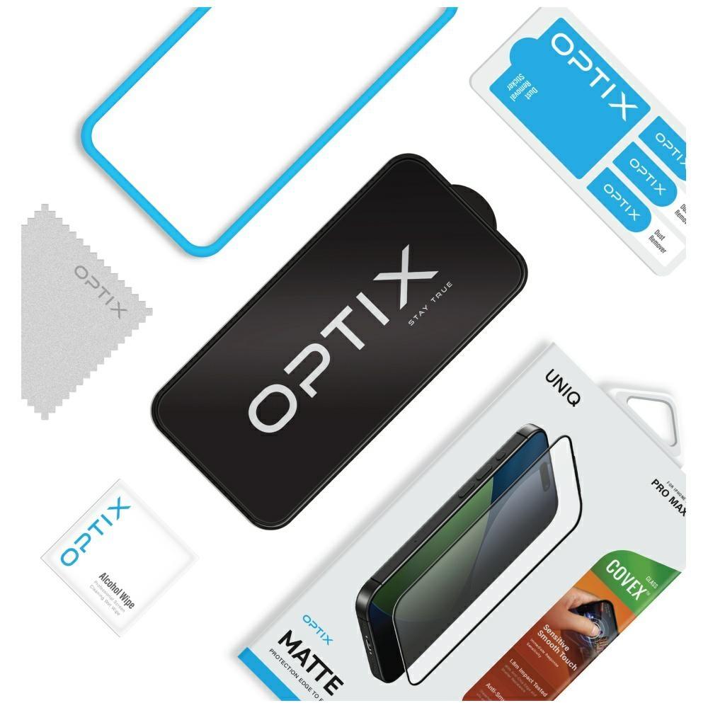 UNIQ Optix Matte tempered glass for iPhone Air matte