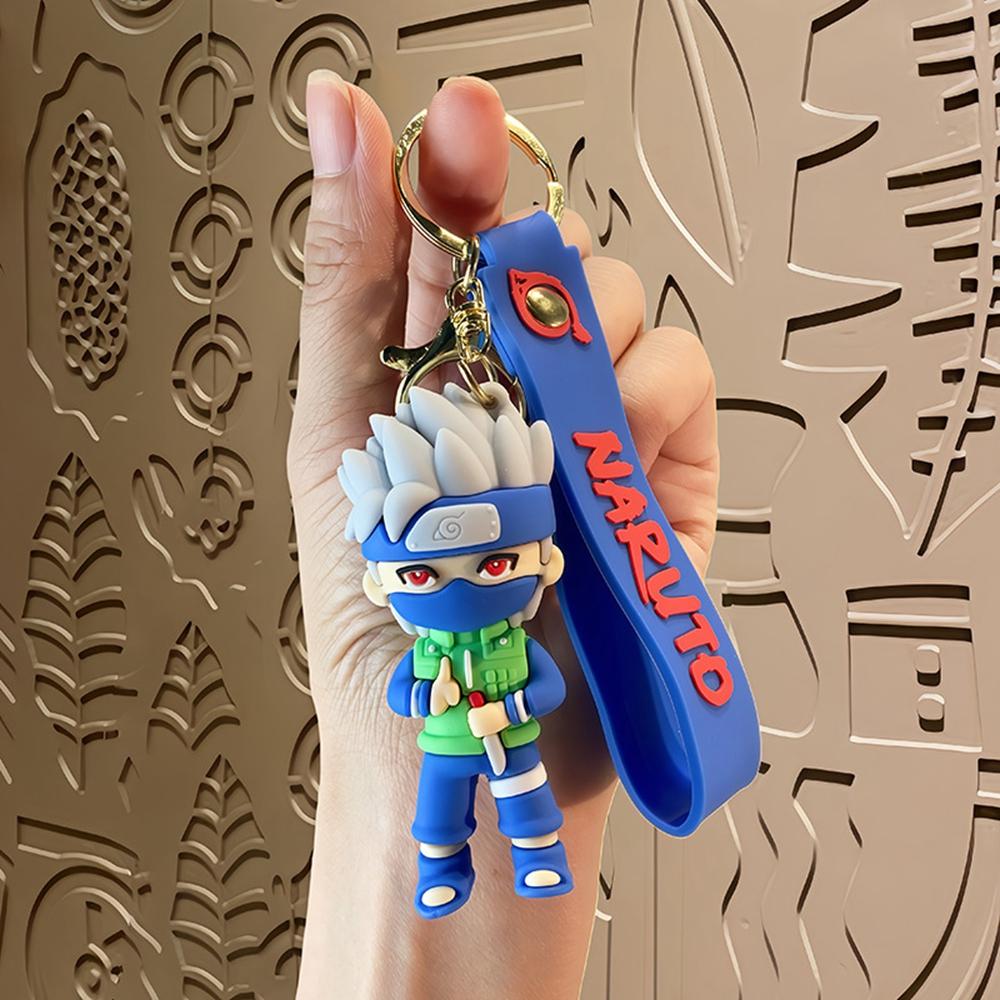 1 Pc Anime Naruto Action Figures Keychain Kakashi Uchiha Itachi Sasuke Madara Pvc Model Collection Kid Gift Toy
