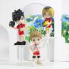 8Pcs/Set Anime Haikyuu Figure Toys Kenma Kozume Shoyo Hinata Kotaru Bokuto Yu Nishinoya Action Figure Model Toy Fans Gift