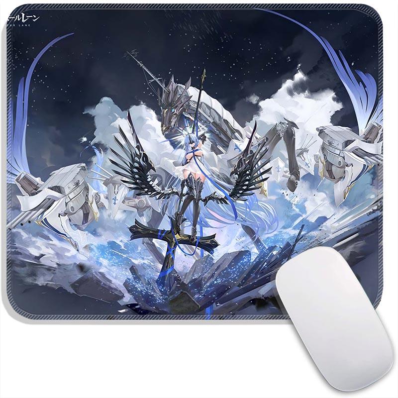 Anime Standard Mouse Pad Azur Lane Ulrich Alsace Azuma Small Gaming Mousepad Travel Mouse Mat Plymouth Non-Slip Office Mousemats