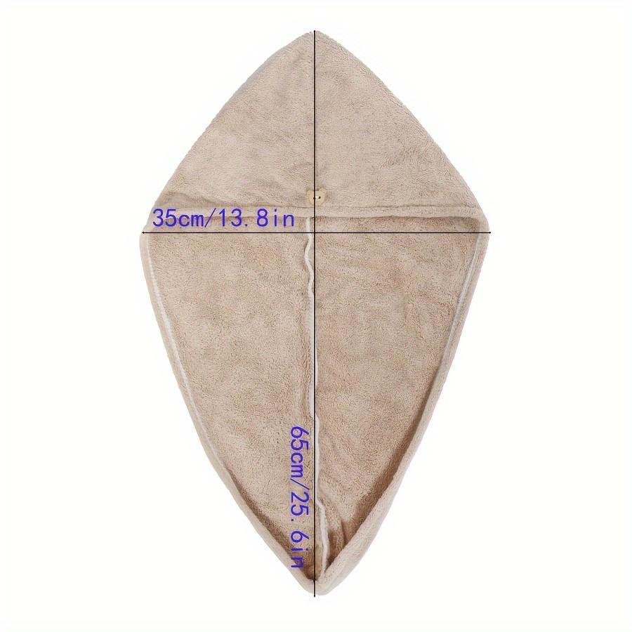 Women's Quick Dry Hair Towel Hat: Soft Microfiber, Super Absorbent and Quick Drying, Solid Colors .