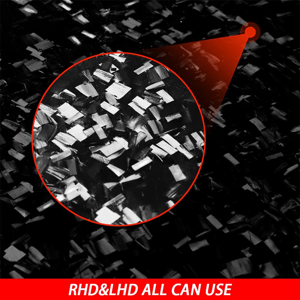 For Nissan 370Z Z34 2009-2024 Car Accessories Carbon Fiber Gear Shift Headlight Button Panel Cover Trim Sticker Modification