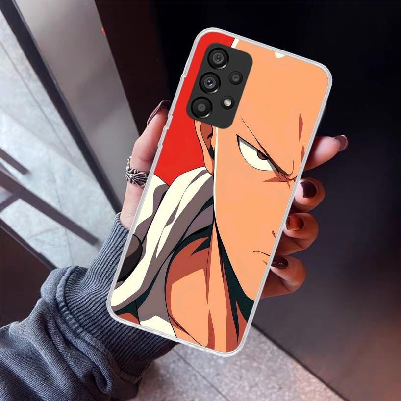 One P-Punch-Man Saitama King Phone Case For Samsung Galaxy A17 A57 A37 A16 A26 A36 A56 A15 A25 A35 A55 A14 A13 A54 A53 A34 A24 A