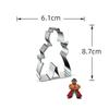 Horse Cowboy Cookie Cutter Mould Stainless Steel Pony Horseshoe Cowboy Shapes Biscuit Mold Fondant Pastry Decor Baking Tools