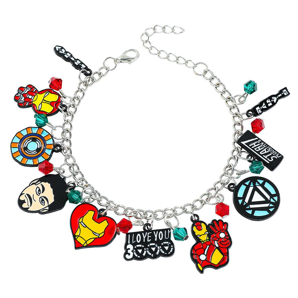 Halloween Anime Cartoon Theme Adjustable Superhero Character Bracelet Accessory