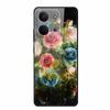 Xiaomi Redmi 15C 4G Kılıfı İçin Cam Arka Kapak 15 C Kılıf Sert Temperli Cam Kılıf Redmi 15C Telefon Kılıfı İçin Redmi15C Yumuşak Tampon