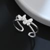 VENTFILLE 925 Sterling Silver Butterfly Ring For Women Minimalist Pattern Elegant Temperament Fashion Jewelry Gift Dropshipping