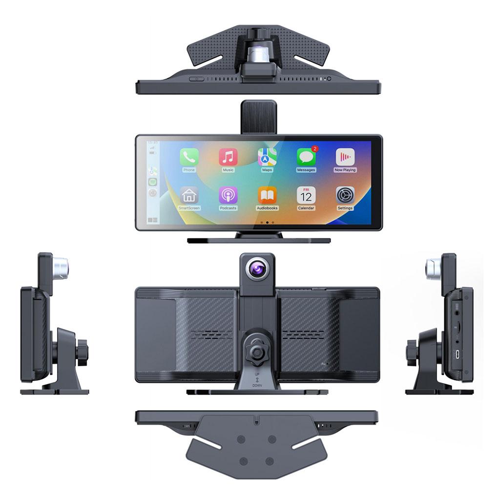 Portable 10.26Inch HD IPS Touchscreen Car Stereo Radio 4K Dash Cam Dual Screen Display Intelligent