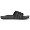 New Adidas Adilette Comfort Slides Core Black Grey Women's GX4303