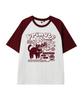 PRIMATE Mad Cat Oversized Raglan Short Sleeve T-Shirt 5 Colors