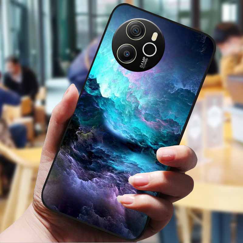For Blackview Shark 8 Case 6.78" Cartoon Painted Cover Lovely Case Soft Silicone Protect Cover For Blackview Shark8 Cases Bumper