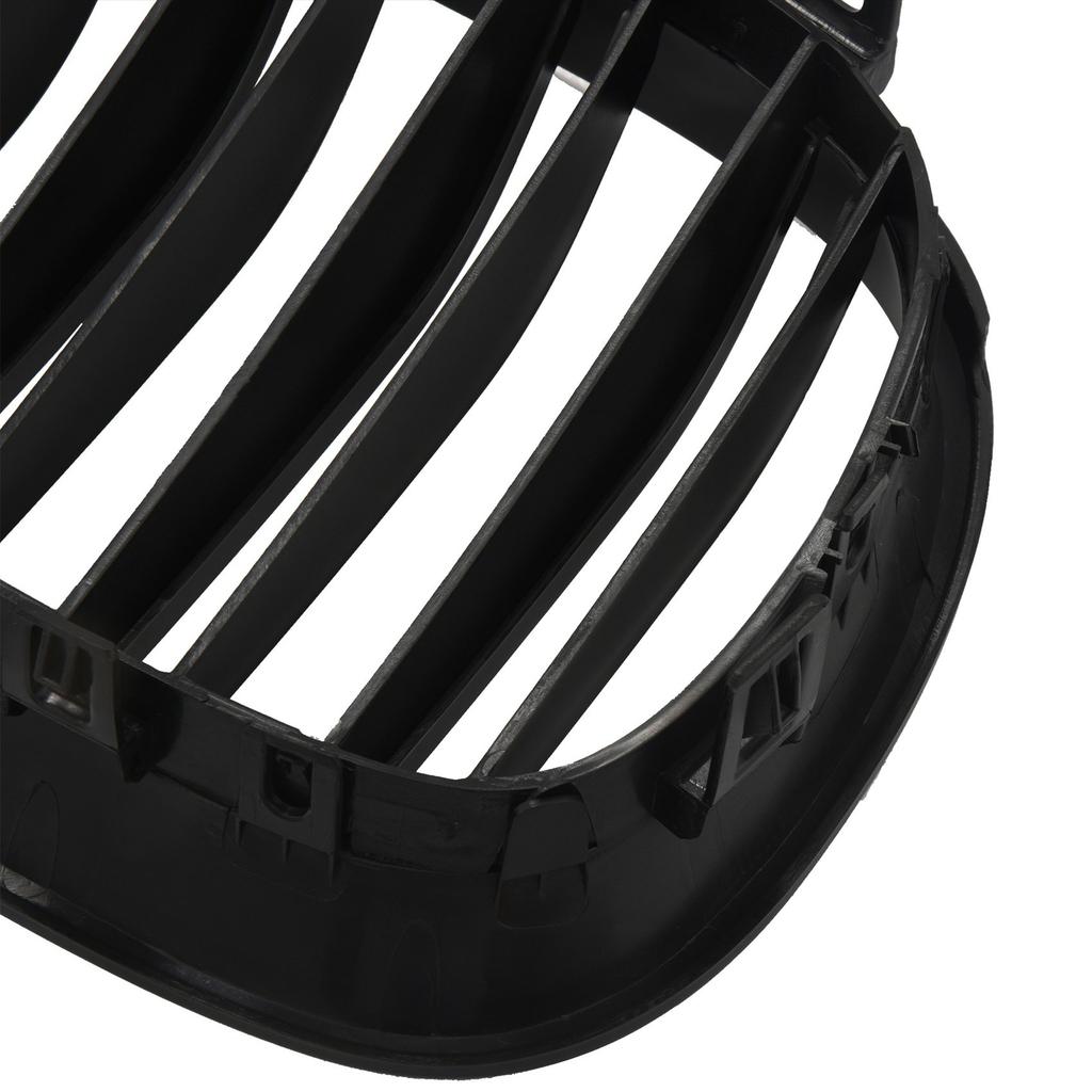 2X Gloss Black Car Front Kidney Grille Grill For BMW 5 Series E60 E61 M5 520I 535I 550I 2003-2010 Sedan
