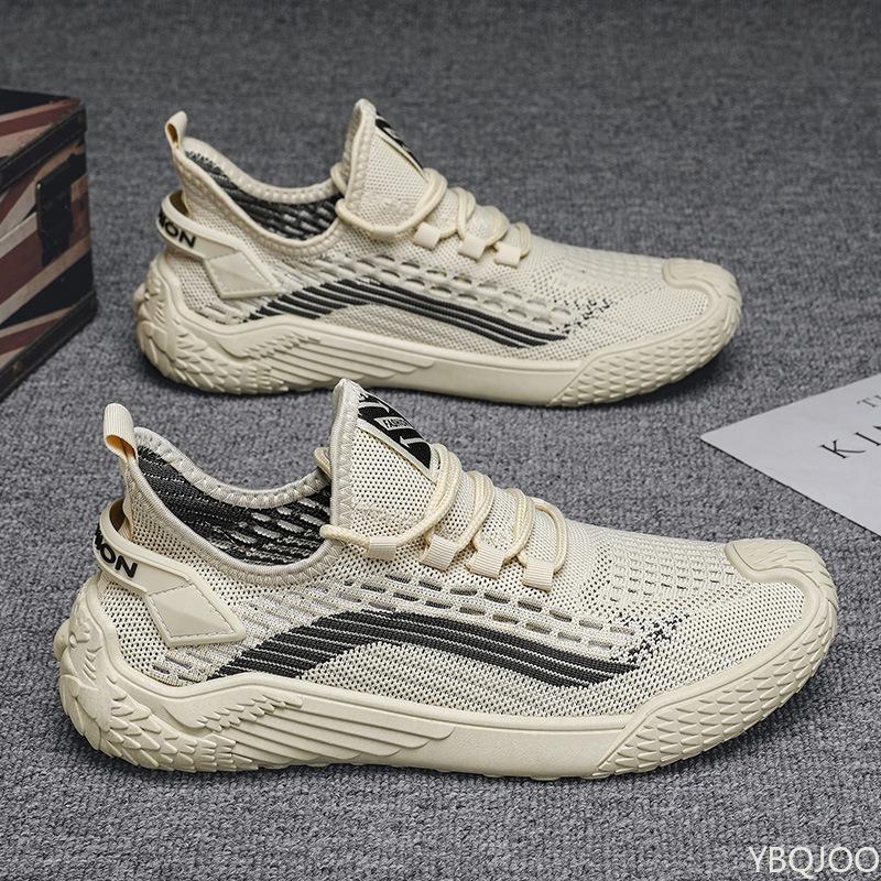 

Мужская обувь, летняя, дышащая, новая, сетчатая, против запаха, легкая, для вождения, спорта и отдыха, универсальная, вулканизированная обувь для мужчин 39