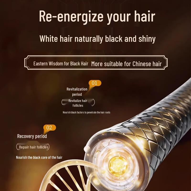Herbal White Hair Blackening Shampoo Soap