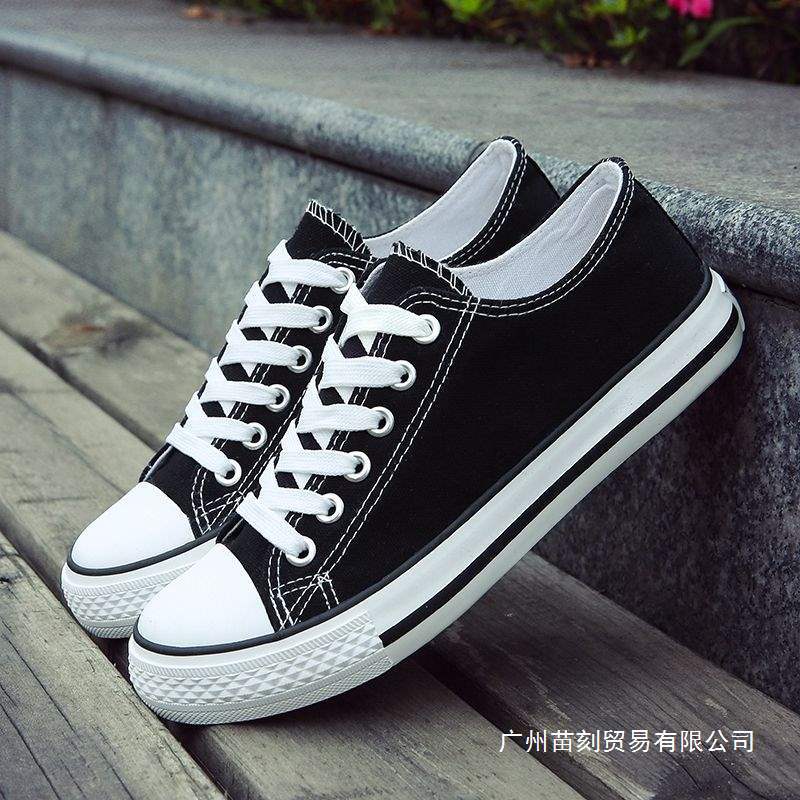 Spring Breathable Canvas Shoes Low Top Cloth Shoes Board Shoes