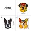 Elegant Wooden Dog Head Shaped Serving Plate With Multiple Compartments Serving Tray For Organized Food Presentation