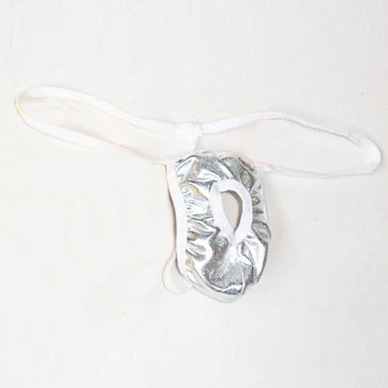 Sexy Men Lingerie Underwear T-back Open Front Bugle Pouch G-String Thong Briefs