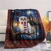1 Pezzo Coperta in Flanella con Stampa Cartone Animato, Alta Qualità Confortevole per Tutte le Stagioni, Decorazione per la Casa, Calore e Comfort, Perfetta per Regalo di Natale Compleanno