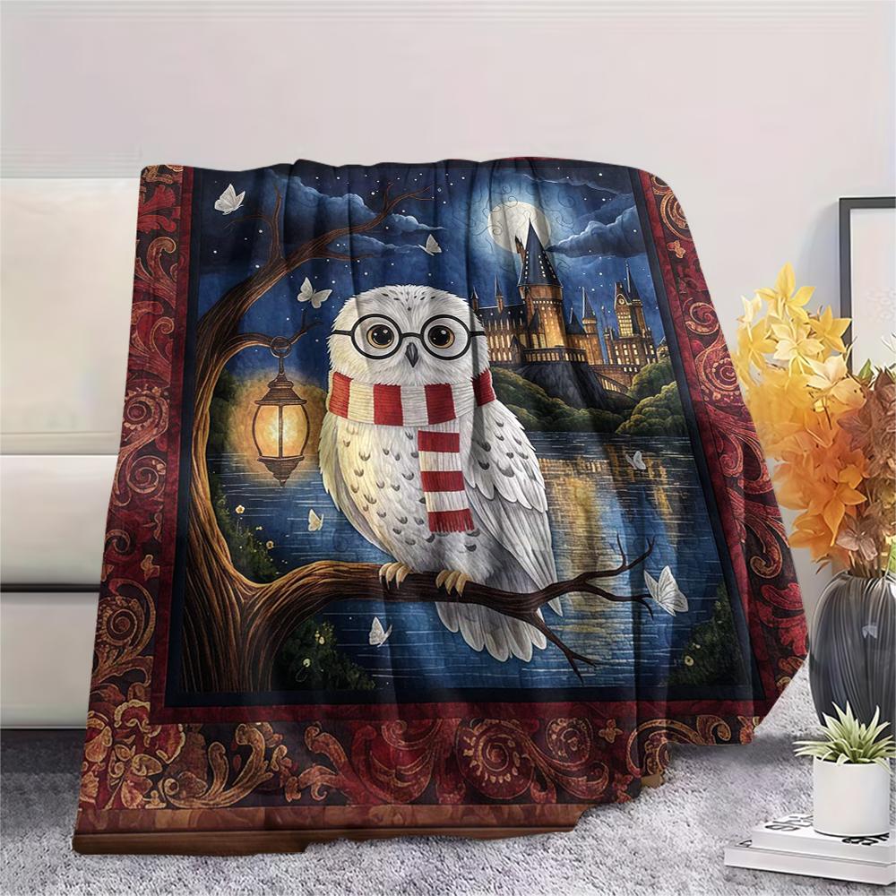 1 Pezzo Coperta in Flanella con Stampa Cartone Animato, Alta Qualità Confortevole per Tutte le Stagioni, Decorazione per la Casa, Calore e Comfort, Perfetta per Regalo di Natale Compleanno