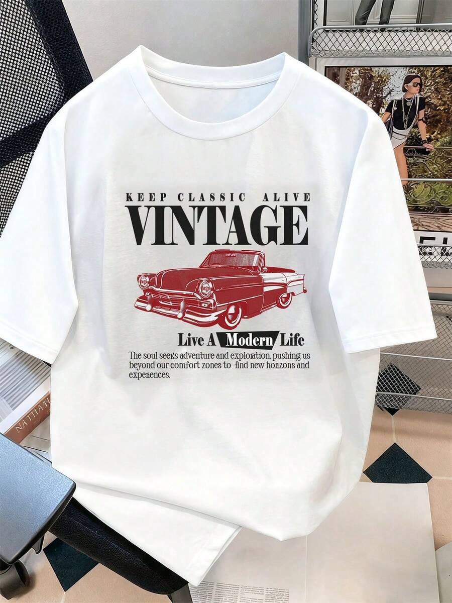 

Unisex s T-Shirt Street Casual Short Sleeved Round Neck Suitable For All Seasons S