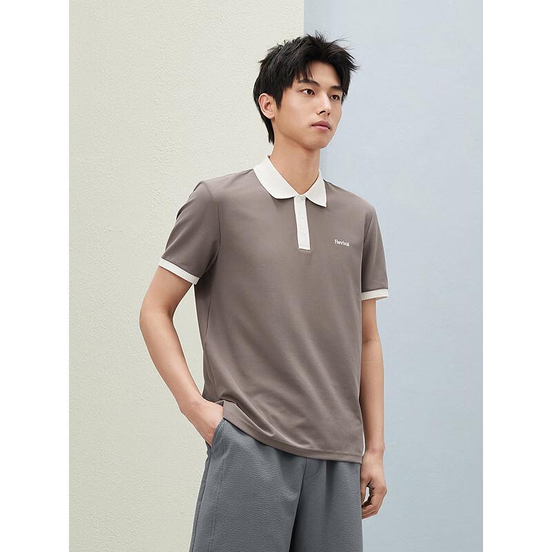 GXG Men's Two-Tone Ribbed Short-Sleeve Polo