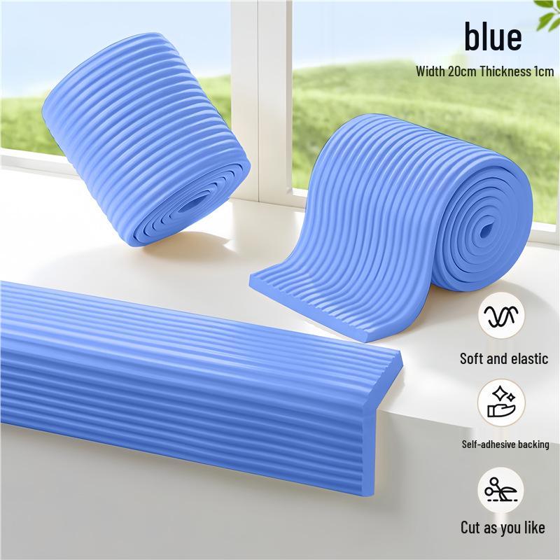 Soft Foam Edge and Corner Anti-Collision Protection Strip for Table, Window, Door, and Sill