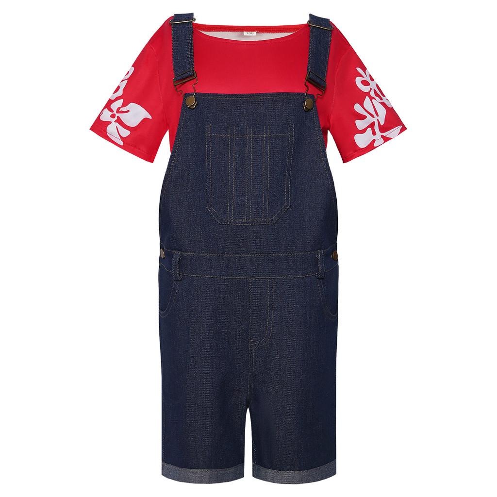 Lilostitch Cosplay Costume Suspender Trousers Halloween Party Performance Stage