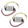 Dual Pack 24V to 12V 1A   Converter IP68 Submersible -   Voltage Regulator for LED Lights / CCTV Cameras & Solar Systems (Short Circuit Contr