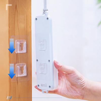 Transparent Hooks Strong Cup Sucker Adhesive For Kitchen Bathroo Wall Hooks 5/10 Set Double-Sided Hanger Suction Wall Storage Holder Jewelry