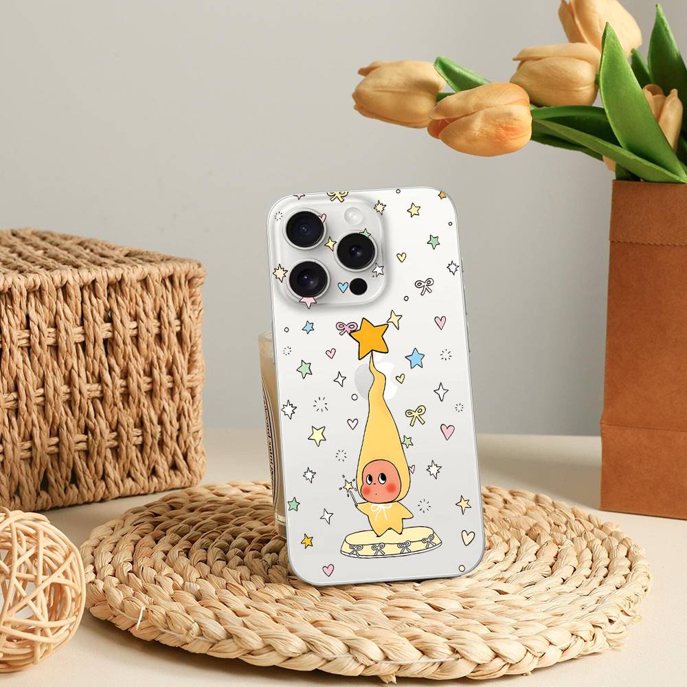 Süße T-Twinkle Twinkle-S Handyhülle Für IPhone 17 16 15 14 Plus 13 12 11 Pro Max Handy-Rückseite Transparente Stoßfeste Hülle