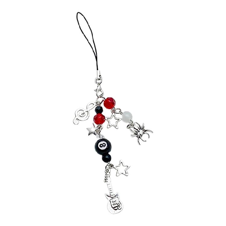 Eye Catching Phone Pendant Star Keychain Phone Charm Keyringfor Women and Girls