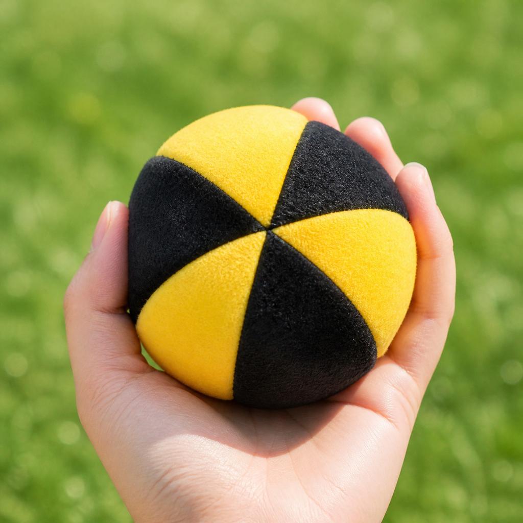 Weicher Plüsch Mehrpanel-Ball Langlebiges Leichtes Kuscheltier Geeignet für Indoor-Spiel und Sensorische Aktivitäten für Kinder und Haustiere