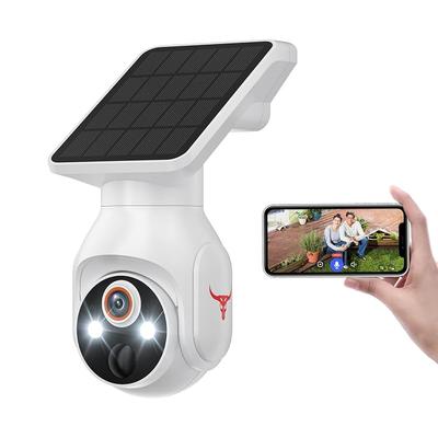 2K Outdoor Security Camera, Solar-Powered, High-Efficiency Solar Charging, Fully Wireless, No Power Supply Required, Wi-Fi Compatible, 360° Wide-Angle